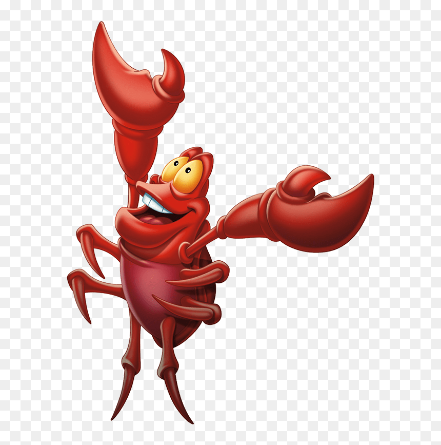Little Mermaid Sebastian - Sebastian Little Mermaid Png, Transparent Png - flounder png
