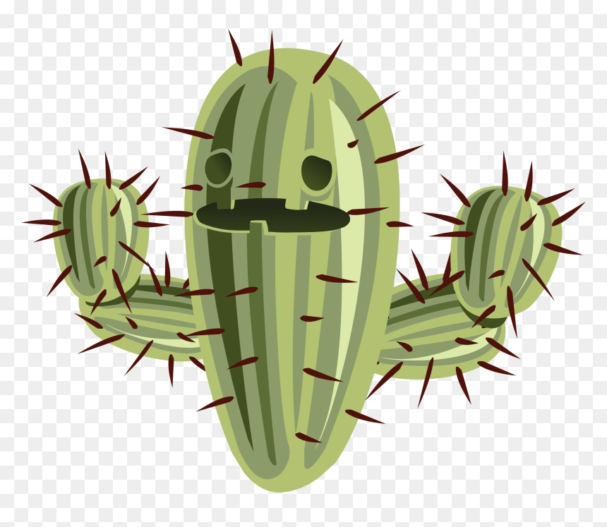 Inhabitants Npc Cactus Clip Arts - Many 7s Are Between 0 100, HD Png Download - cactus silhouette png