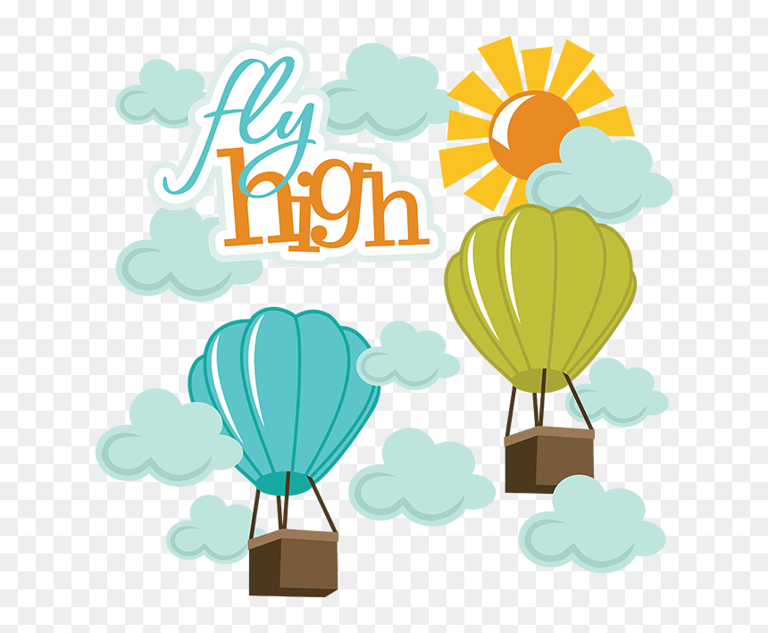 Hot Air Balloon Clipart File - Flying Hot Air Balloons Clipart Transparent, HD Png Download - balloon clipart png