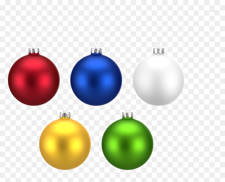Colorful Christmas Ornament Png, Transparent Png - christmas bulb png