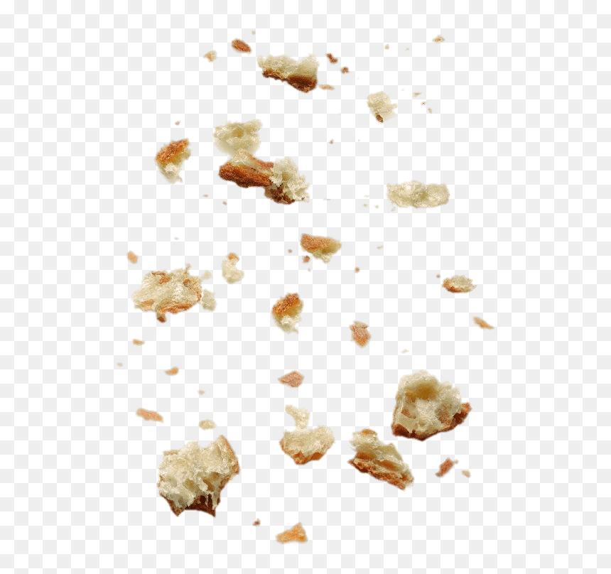 Large Number Of Bread Crumbs - Crumbs Png, Transparent Png - crumbs png