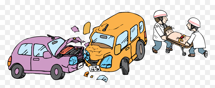 Clipart Car Crash Clip Library 28 Collection Of Accident - Car Accident Clipart, HD Png Download - car crash png