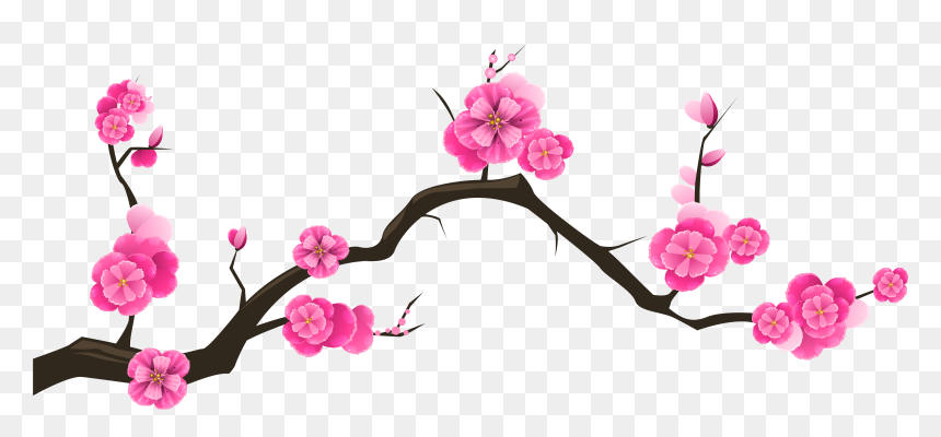 Free Rustic Flower Clipart Png Free Cherry Blossom - Transparent Cherry Blossom Branch, Png Download - rustic png
