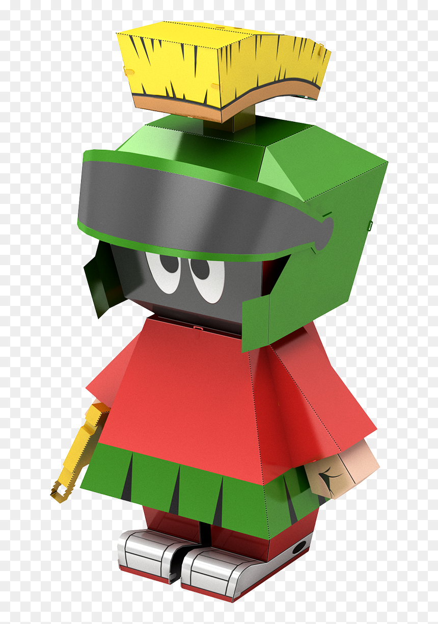 Marvin The Martian - Metal Earth Looney Tunes, HD Png Download - marvin the martian png