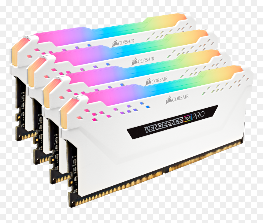 Officially Mentioned In The Table From Corsair"s Pre-release - Corsair Vengeance Rgb Pro White, HD Png Download - ram png