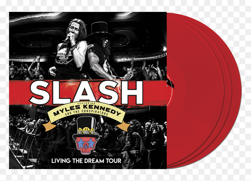 Living The Dream Tour Red 3lp - Slash Featuring Myles Kennedy And The Conspirators, HD Png Download - red slash png