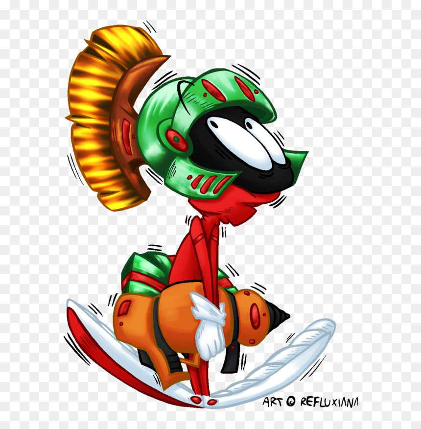 Comely Marvin The Martian Clip Art, HD Png Download - marvin the martian png