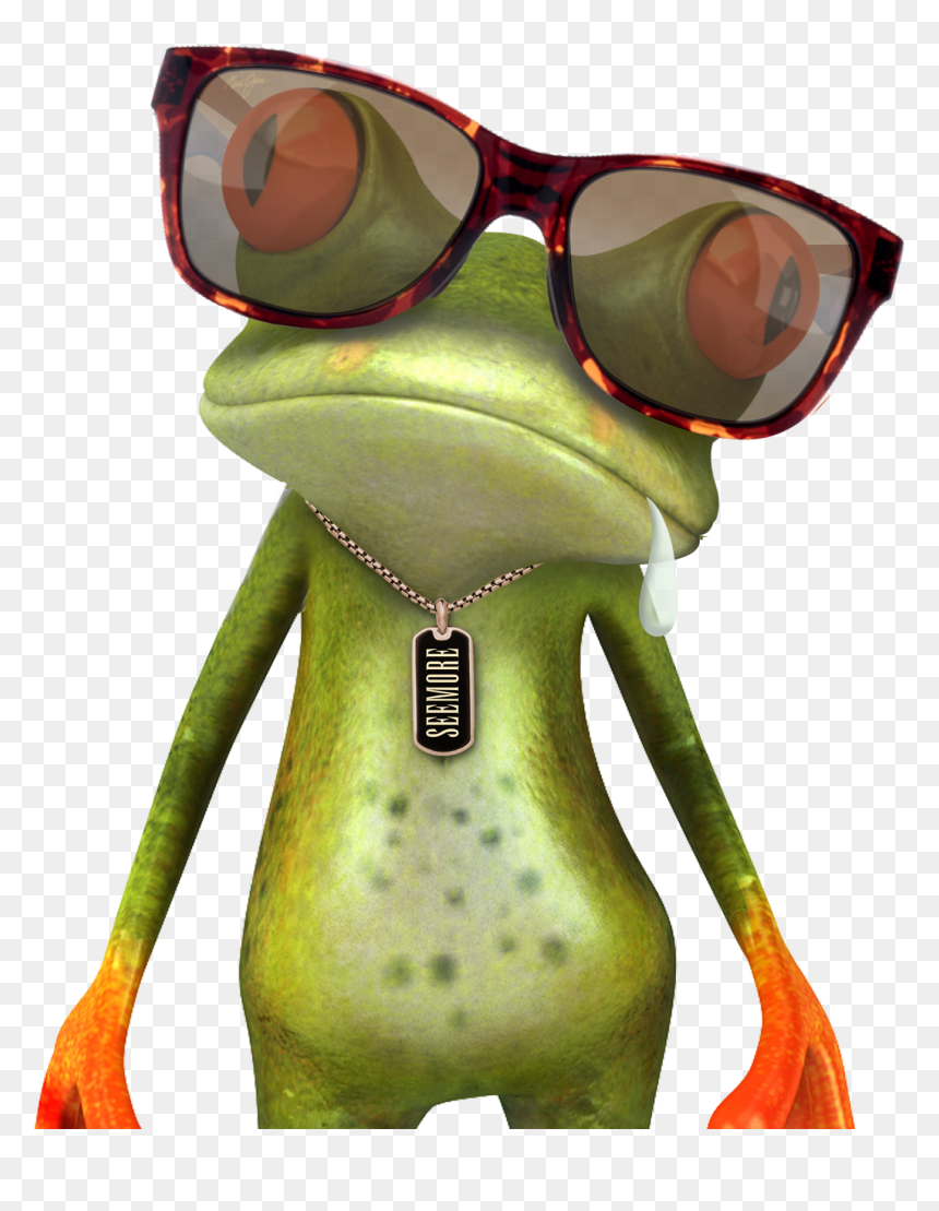 Transparent Cartoon Sunglasses Png - True Frog, Png Download - cartoon glasses png