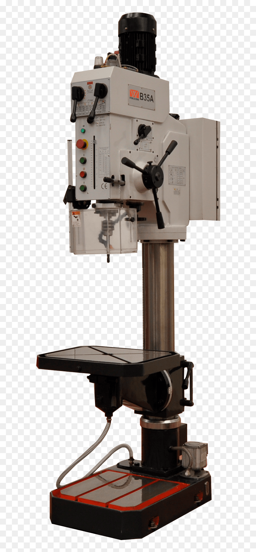 Column Drill Machine Follow B35a - Taladradora Columna Png, Transparent Png - drill png