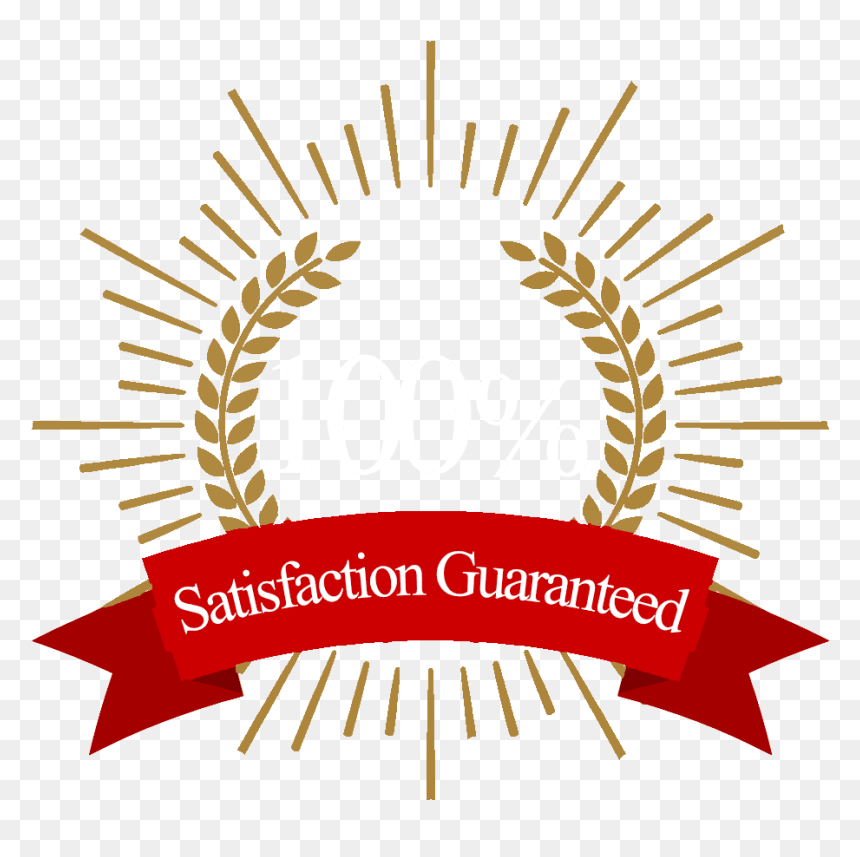 Laurels Wreath Png, Transparent Png - satisfaction guaranteed png