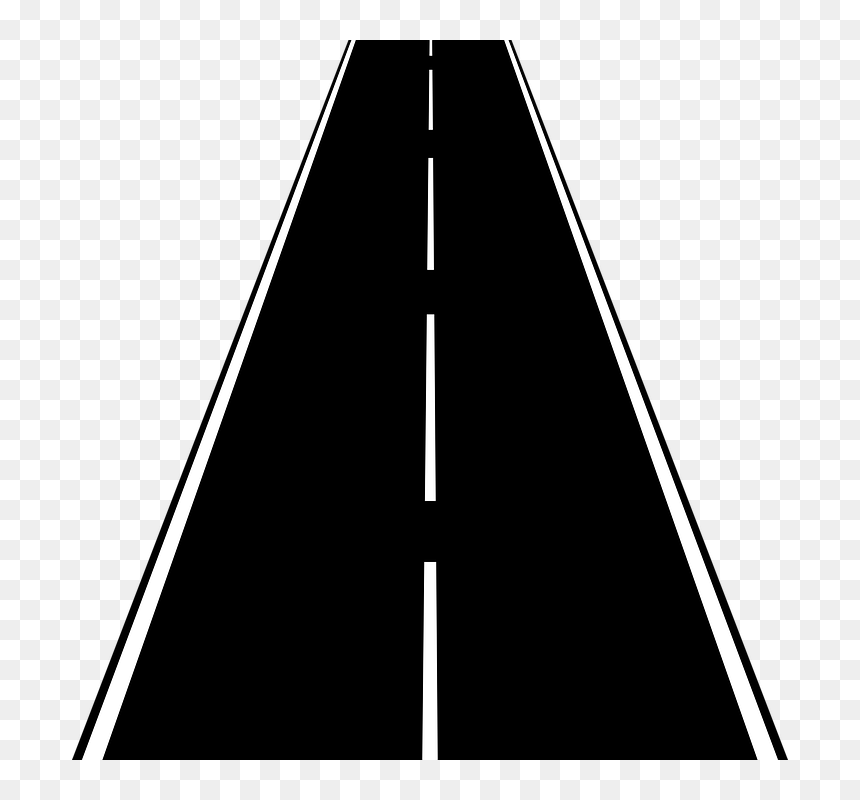 Road Clipart, HD Png Download - curved road png