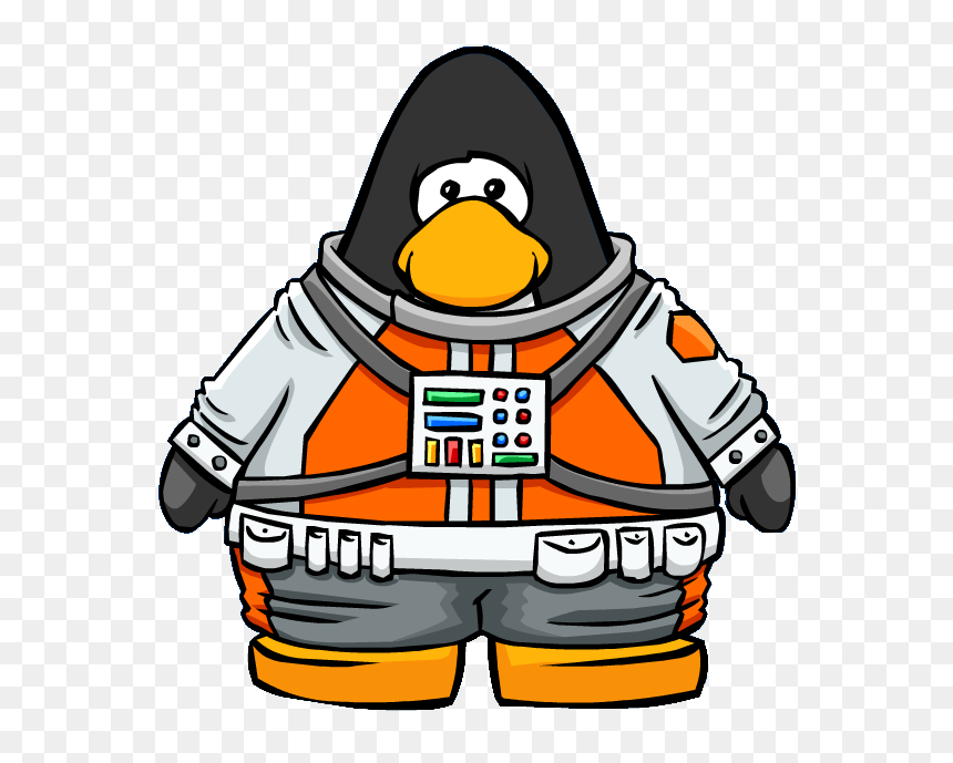Club Penguin Wiki - Adã©lie Penguin, HD Png Download - space suit png