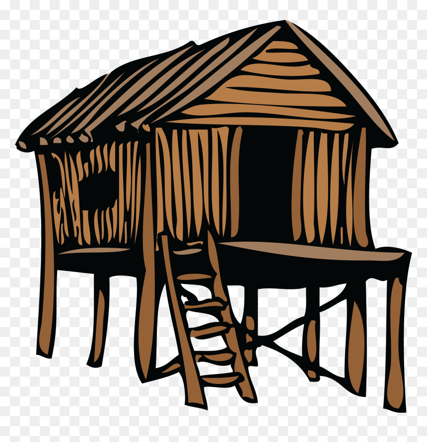 Hut Clipart Thatch House - Imagenes De Sustantivo Concretos, HD Png Download - jabba the hutt png