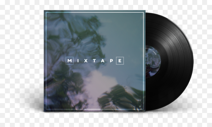 Record-mockup - Mixtape Mockup, HD Png Download - mixtape background graphics png