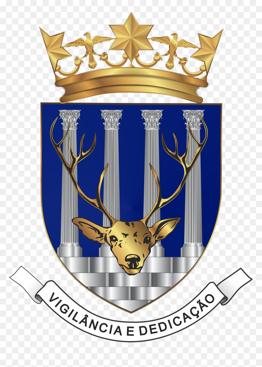 Brasão De Armas Do Comando Distrital De Évora Da Psp - Lisbon Coat Of Arms, HD Png Download - psp png