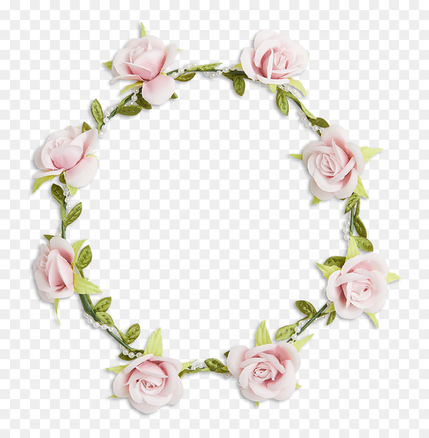 Flower Crown Pink - Blomsterkrans Png, Transparent Png - pink flower crown png