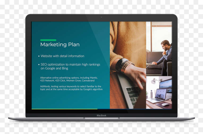Cannabis Investor Pitch Deck Template 2 - Pitch Book, HD Png Download - cannabis png
