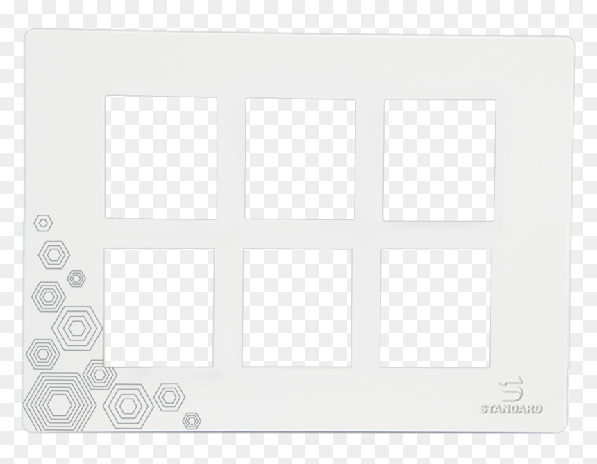 12 M Rhomb Cover Plate White Rhomb Ivy Modular Range - Ok-mebel', HD Png Download - ivy border png