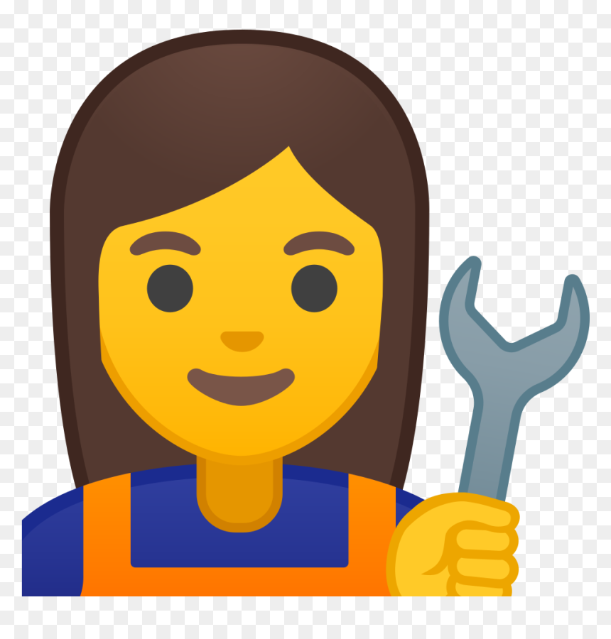 Woman Mechanic Icon - Emoji Graduada, HD Png Download - mechanic png