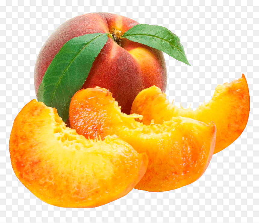 Yummy Peach - Sliced Peaches Png, Transparent Png - peaches png
