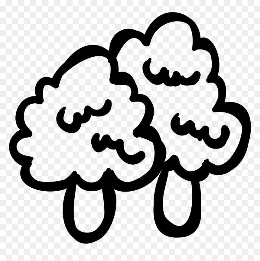 Trees Outline - Icon, HD Png Download - tree outline png