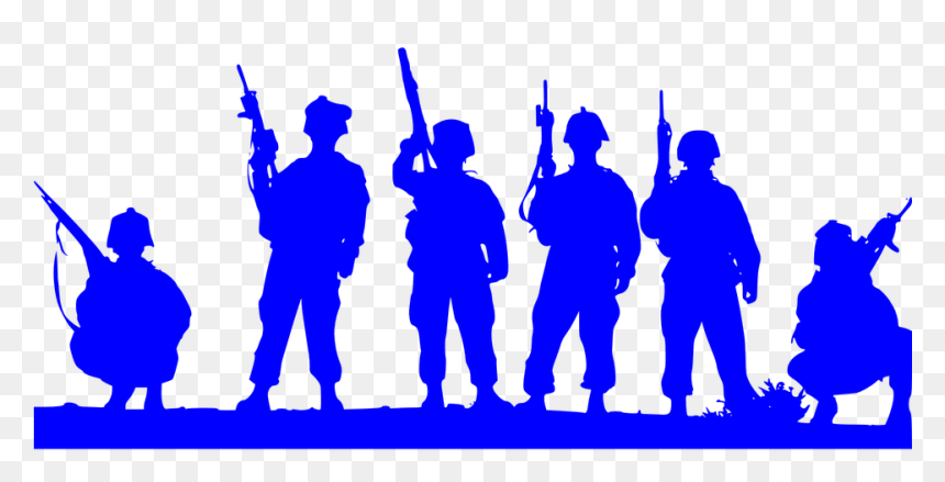 Thumb Image - Soldiers Black And White, HD Png Download - patriotic png