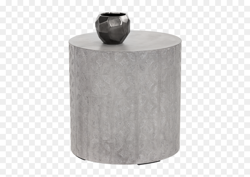 Side Table Concrete Png, Transparent Png - concrete texture png