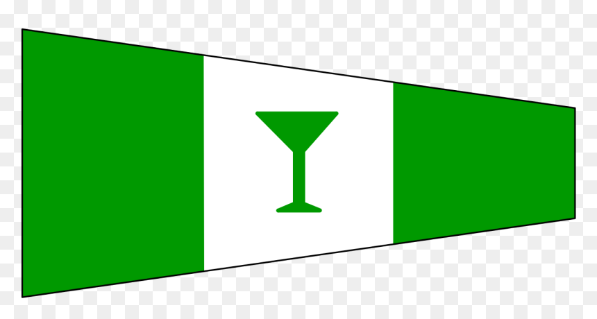 Green Pennant Png - Gin Flag, Transparent Png - pennant png