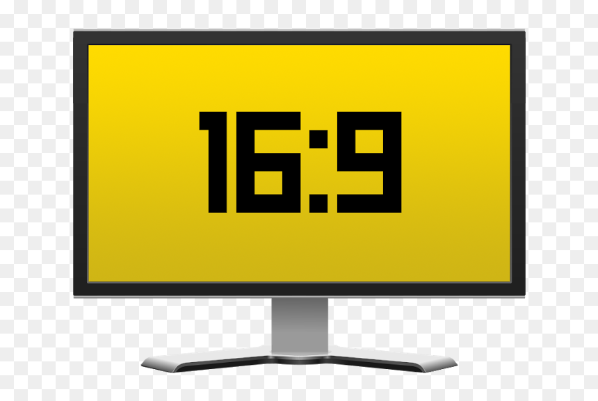 9 Aspect Ratio - Led-backlit Lcd Display, HD Png Download - widescreen bars png