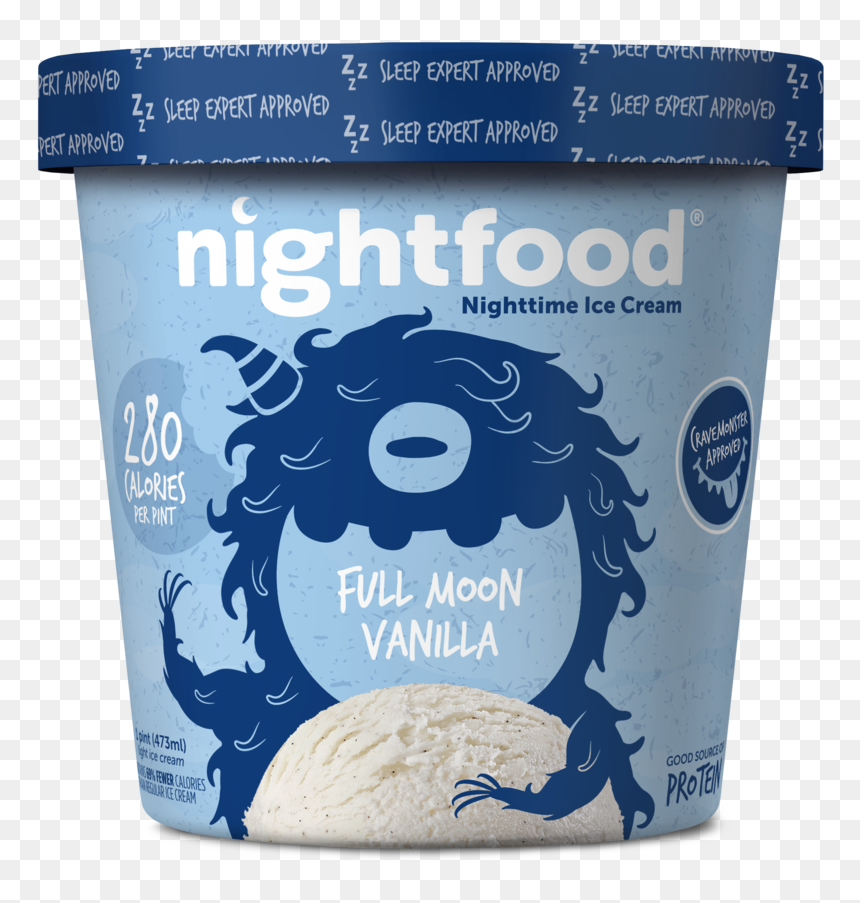 Transparent Nighttime Clipart - Nightfood Sugar Free Ice Cream, HD Png Download - crumbs png
