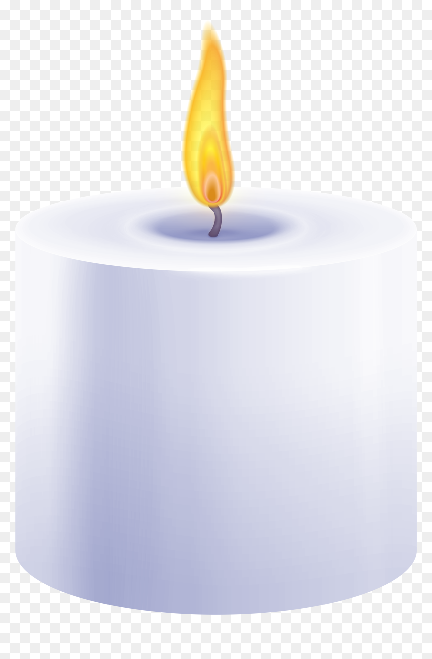 Purple Pillar Candle Png Clip Art - Transparent Background Candle Clip Art, Png Download - purple fire png
