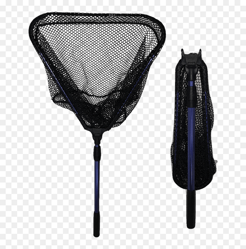 Folding Landing Net - Compact Backpack Landing Net, HD Png Download - fishing net png