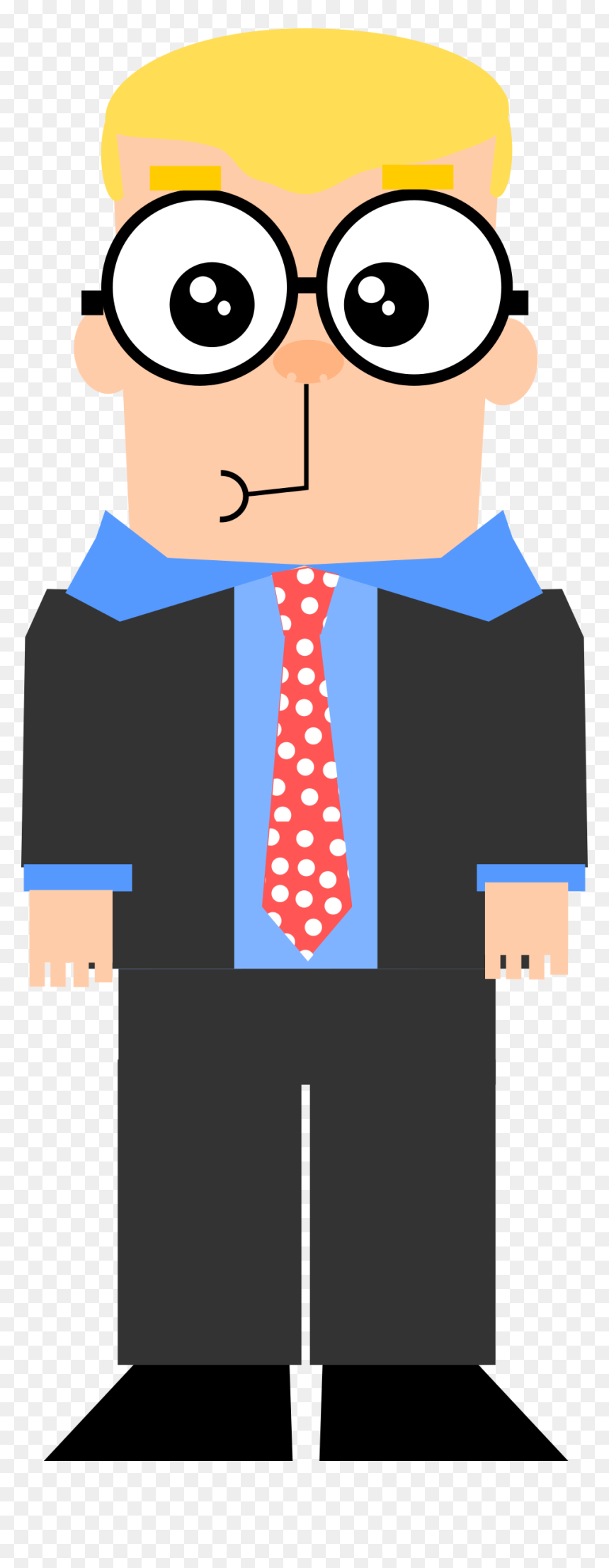 Cartoon Guy With Glasses Clip Arts - Cartoon People With Glasses, HD Png Download - cartoon glasses png