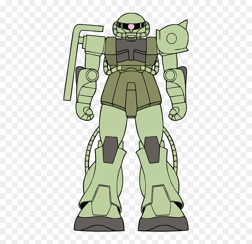 Spacesuit Clipart - Gundam Cartoon Sd Zaku, HD Png Download - space suit png