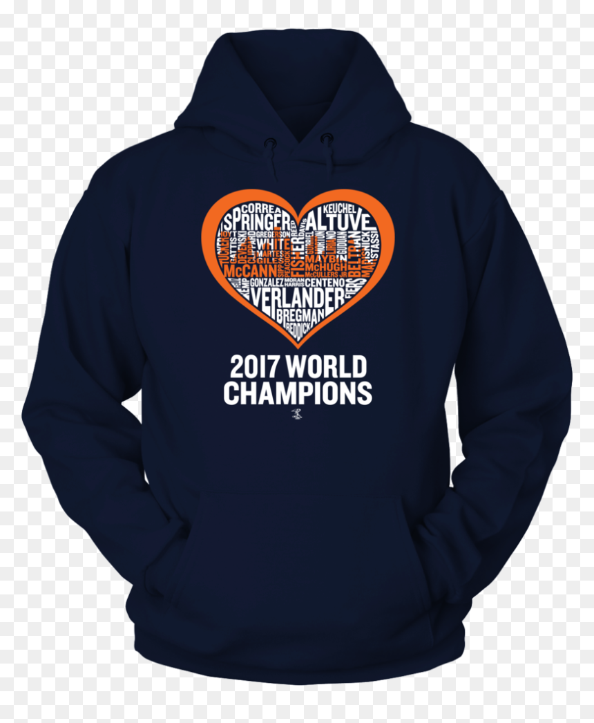 2017 World Champions Houston Heart Skyline Team Roster - Hoodie De Javier Baez, HD Png Download - houston skyline outline png