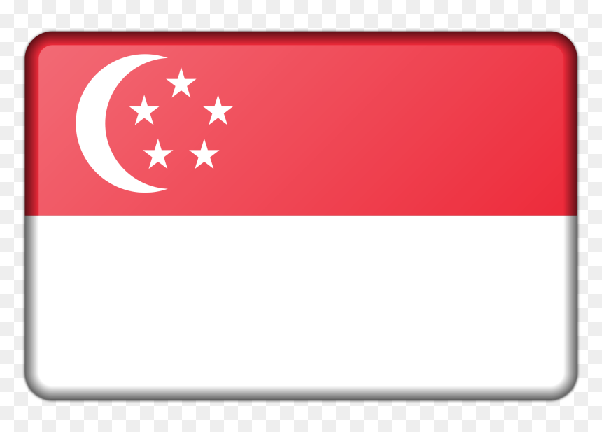 Singapore Flag Clip Arts - Singapore Flag Cartoon Svg, HD Png Download - flag.png