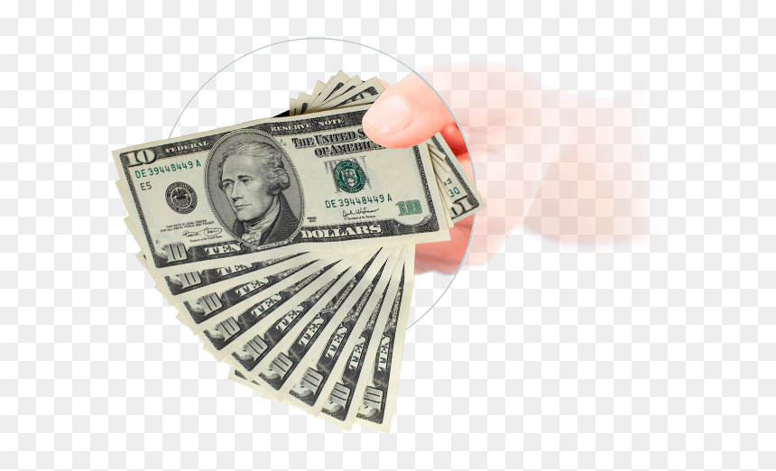 Mano-entrega - Cash, HD Png Download - dolares png