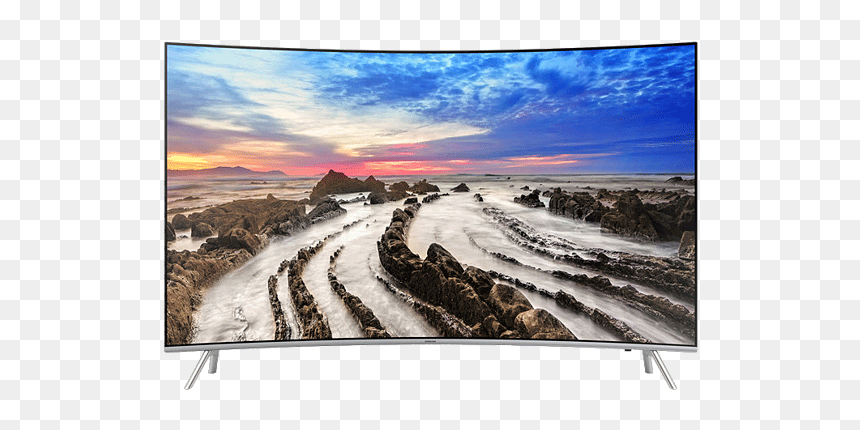 Samsung Curved 55 Serie 7, HD Png Download - curved road png