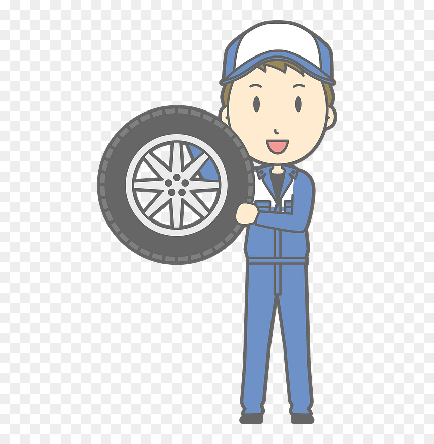 Mechanic Man Tire Clipart - Tire, HD Png Download - mechanic png