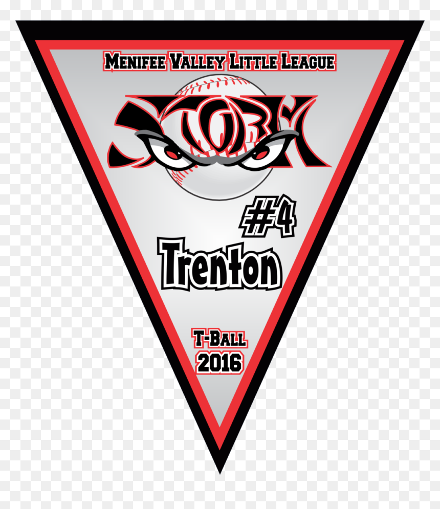 Mvll T-ball Storm 2016 Triangle Pennant Sample , Png, Transparent Png - pennant png