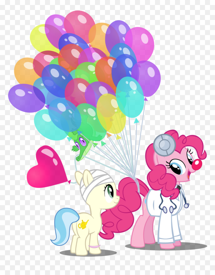 Pixelkitties, Balloon, Bandage, Cancer , Clown Nose, - Pinkie Pie, HD Png Download - clown nose png