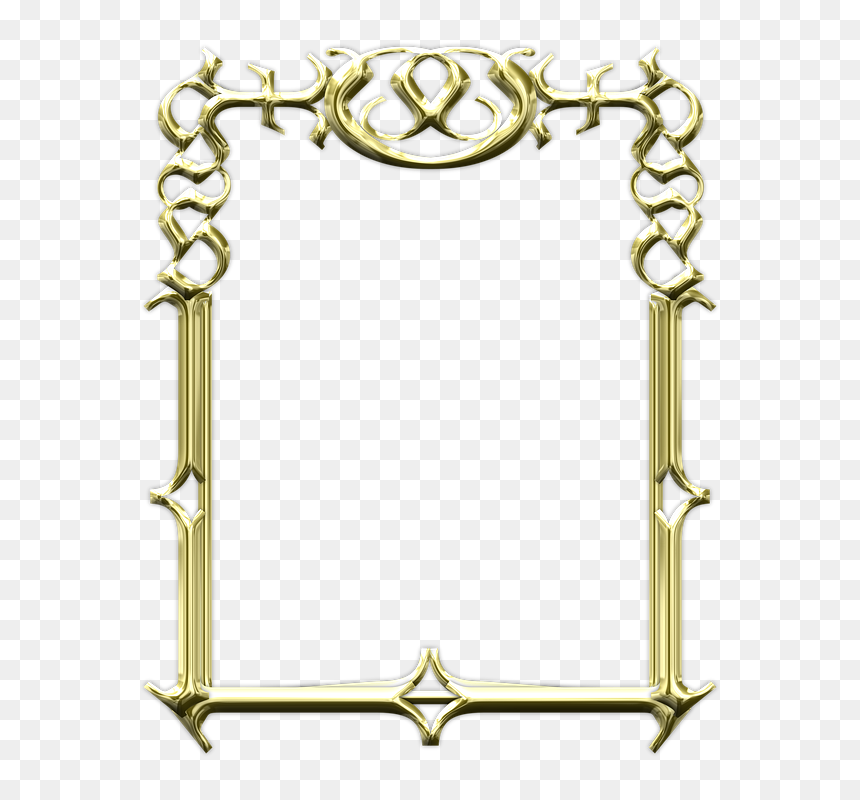 Picture Frame, HD Png Download - metal border png