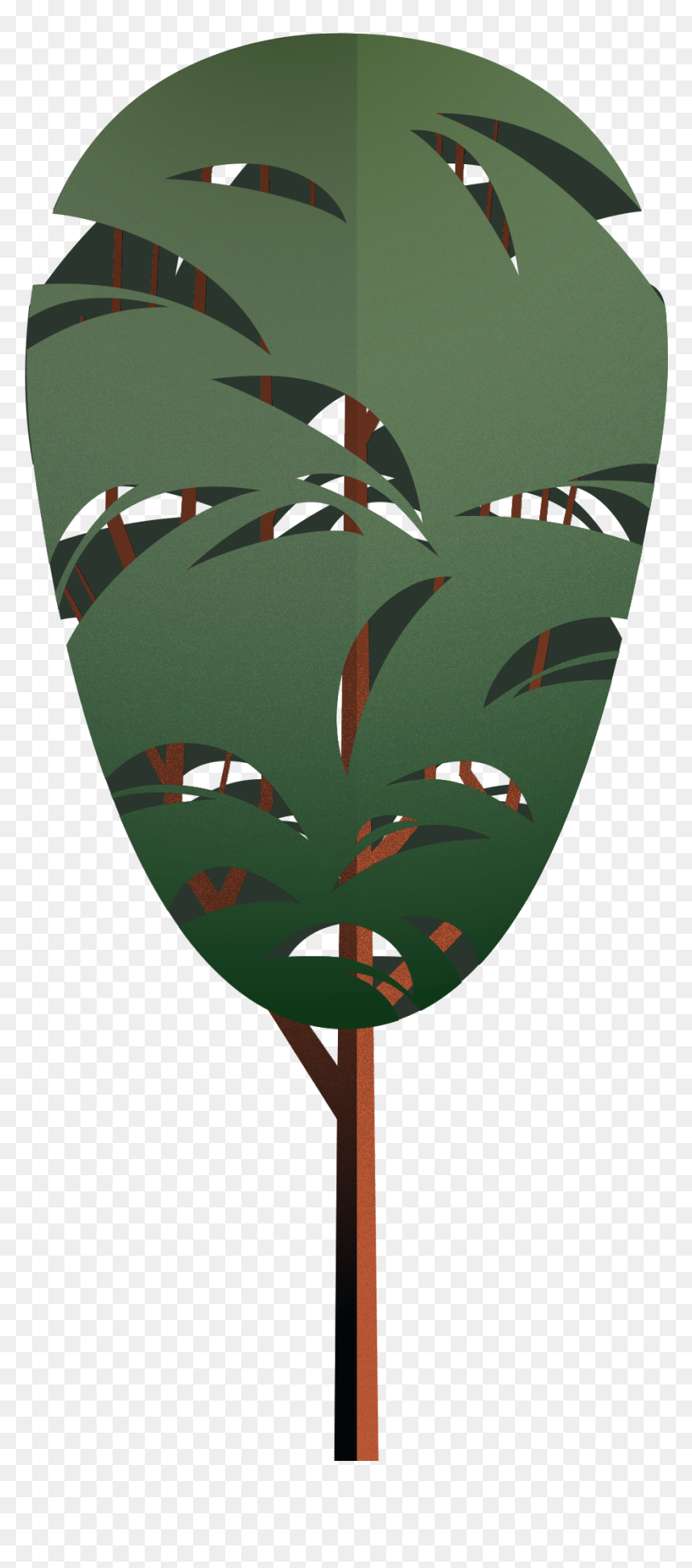 Architecture, HD Png Download - palm tree vector png