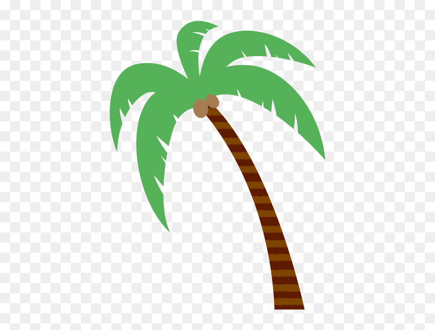 Palm Trees Vector Graphics Coconut Design - Palm Tree Graphic Png, Transparent Png - palm tree vector png