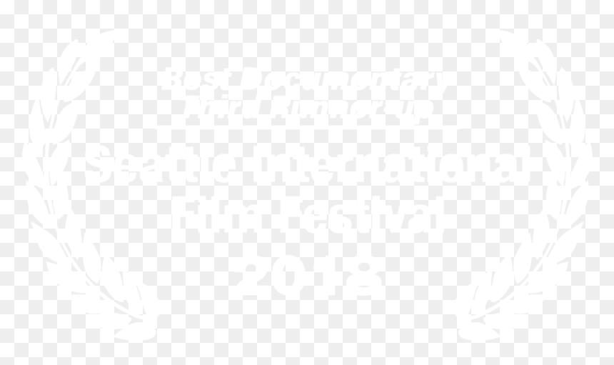 Siff2018 Thirdrunnerup Laurel-white - Johns Hopkins Logo White, HD Png Download - laurels png