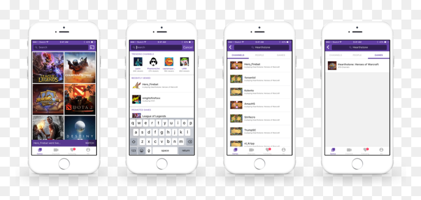 Tv Redesign Twitch Tv, Ios, Template, Vorlage, Model - Iphone, HD Png Download - iphone template png