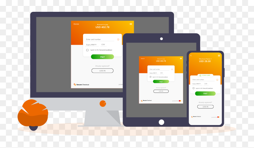 Mobile Phone, HD Png Download - secure checkout png