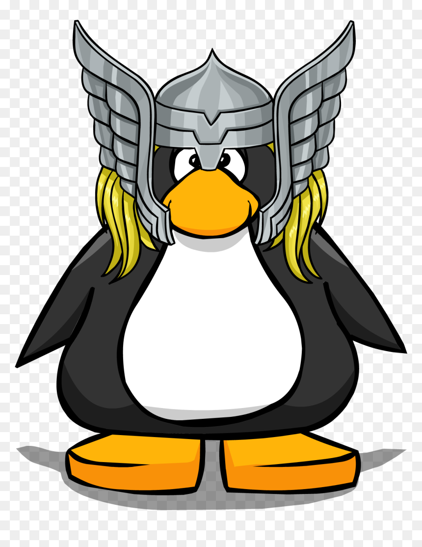 Thor Clipart Thor Helmet - Penguin With A Crown, HD Png Download - space suit png