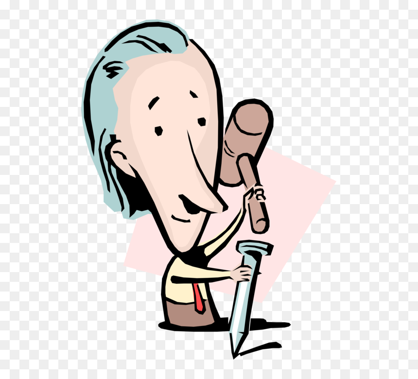 Nail Clipart Nail Head - Clip Art, HD Png Download - nail head png