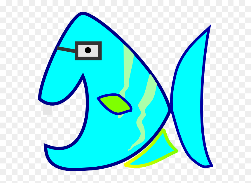 Fish With Glasses Png, Transparent Png - cartoon glasses png